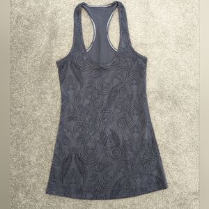 LULULEMON Cool Racer Back Racerback CRB - Gray Peacock Lace - Size XS